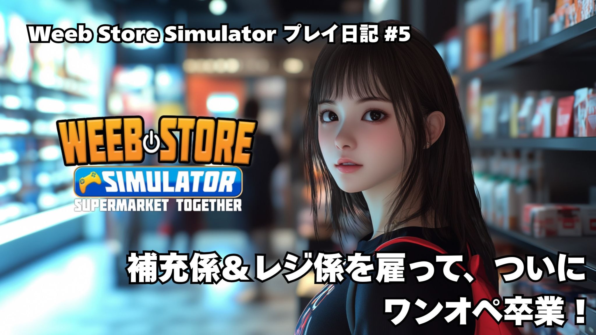 Weeb Store Simulator プレイ日記 #5 アイキャッチ画像