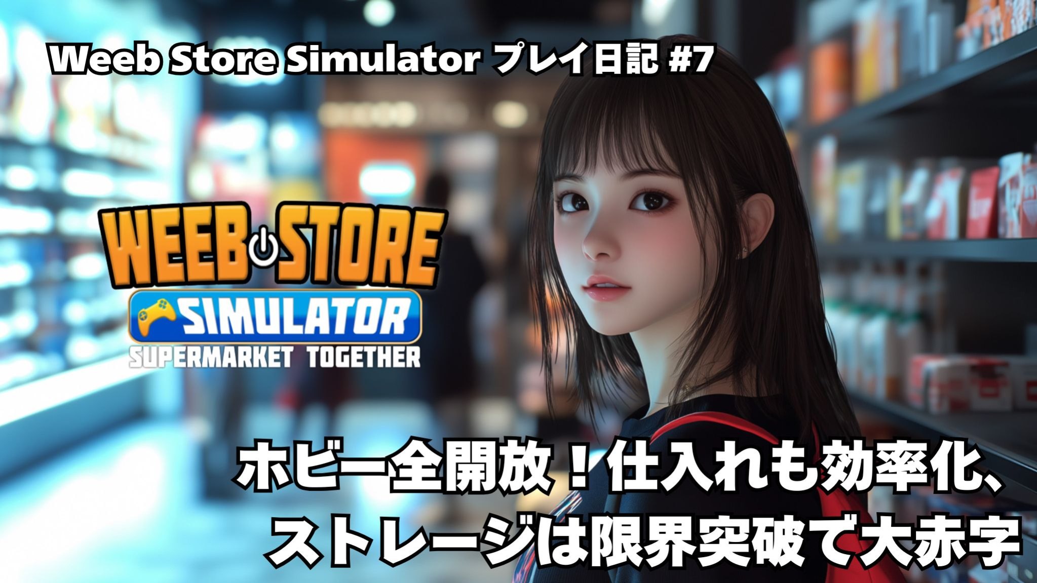 Weeb Store Simulator プレイ日記 #7 アイキャッチ画像