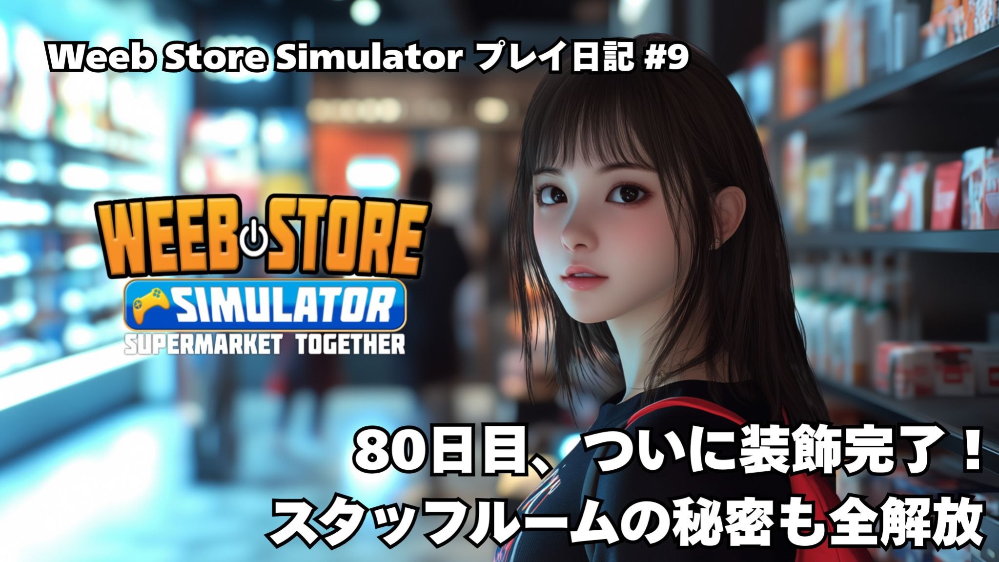 Weeb Store Simulator プレイ日記 #9 アイキャッチ画像