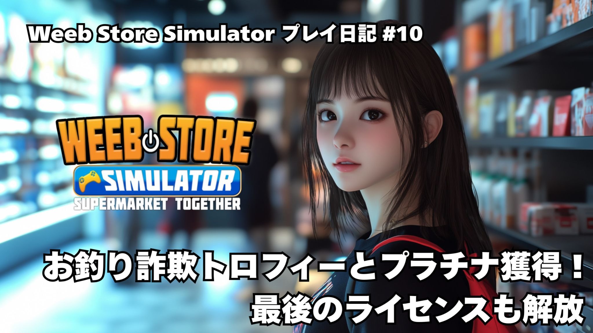 Weeb Store Simulator プレイ日記 #10 アイキャッチ画像