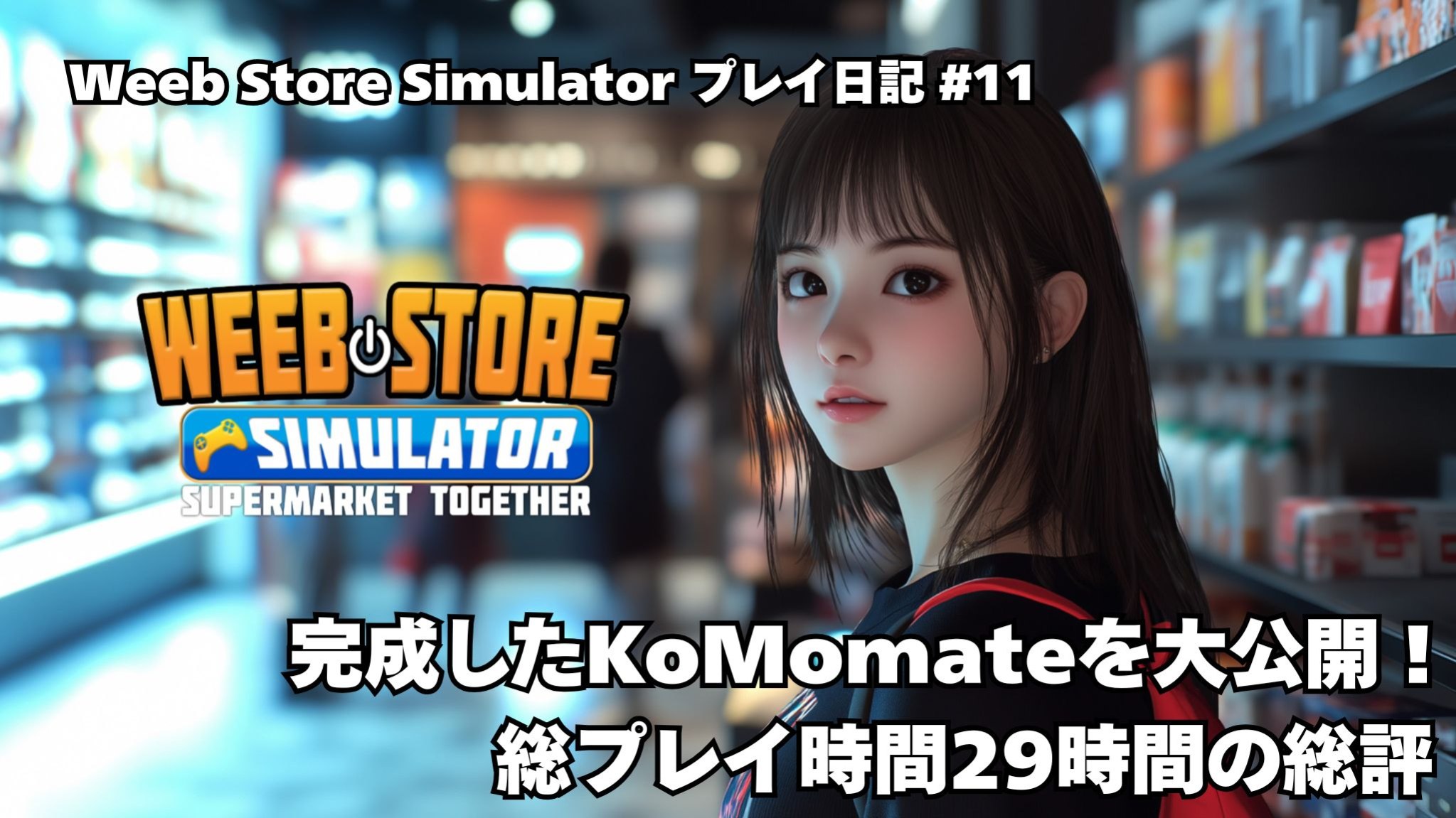 Weeb Store Simulator プレイ日記 #11 アイキャッチ画像